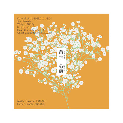 BABY POSTER : Baby’s Breath