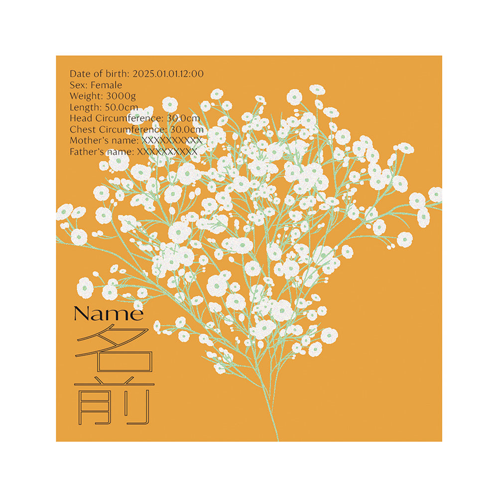 BABY POSTER : Baby’s Breath