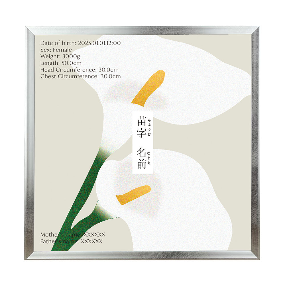 BABY POSTER : Calla Lily