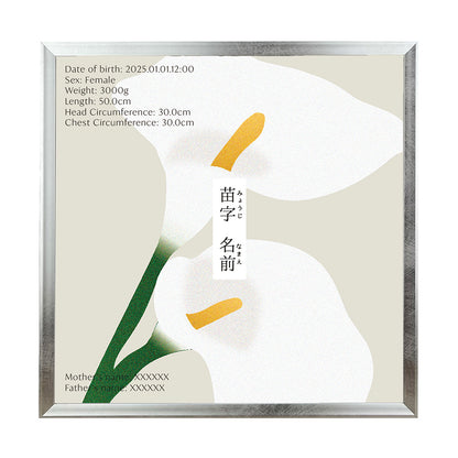 BABY POSTER : Calla Lily