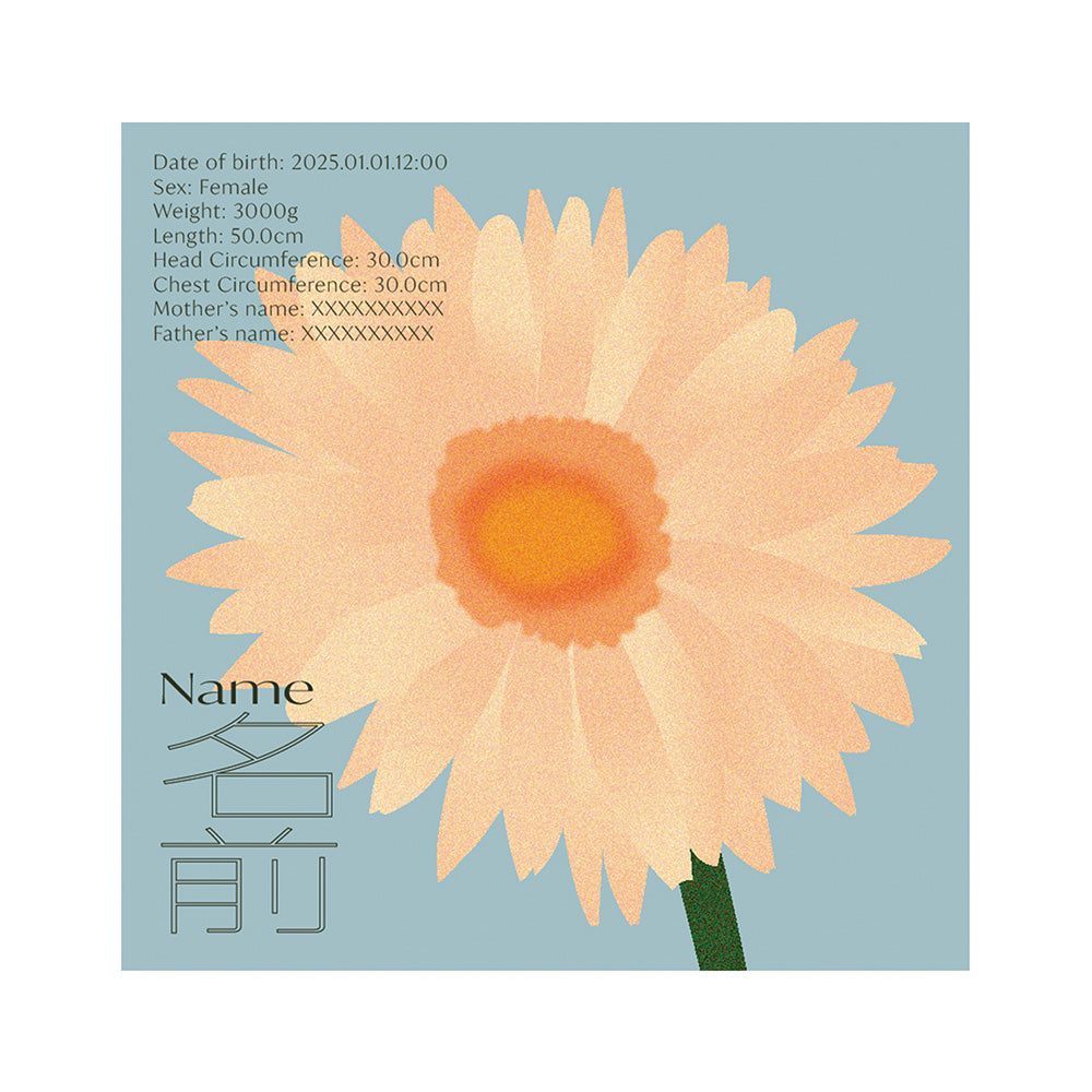 BABY POSTER : Gerbera