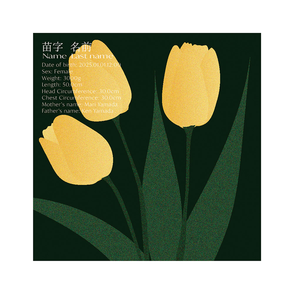 BABY POSTER : Tulip
